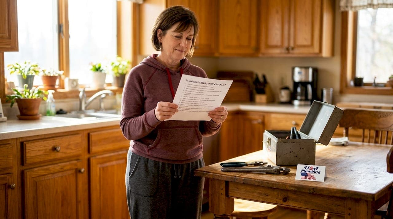 24 Hour Plumbing Emergency Checklist for Homeowners