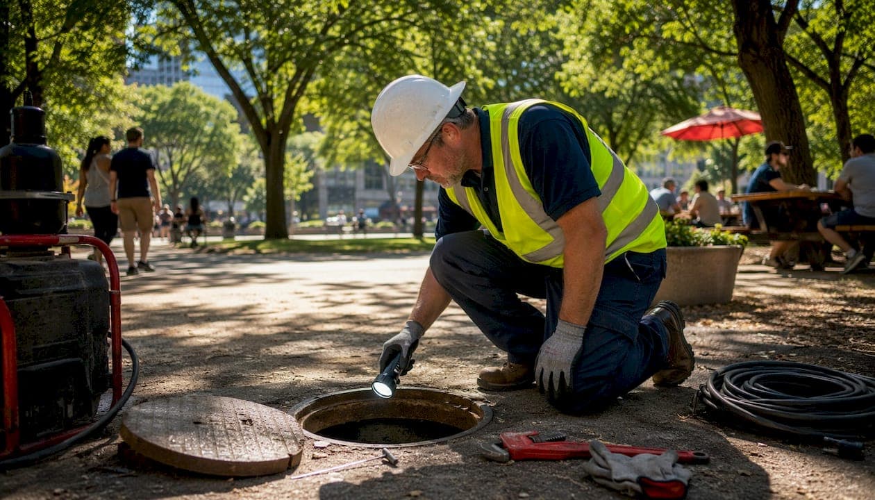 Fix Sewer Backup in a Commercial Building: A Field Guide