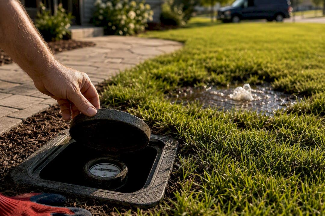 If You're a Homeowner, Do the Meter Test First for a Yard Water Leak
