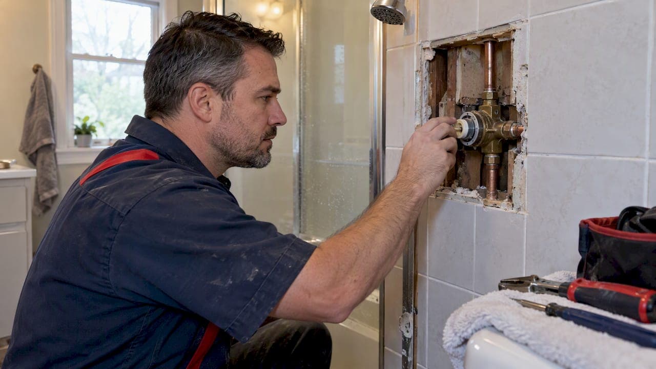 $100–$550 Shower Valve Replacement Cost by Local Plumber for Homeowners